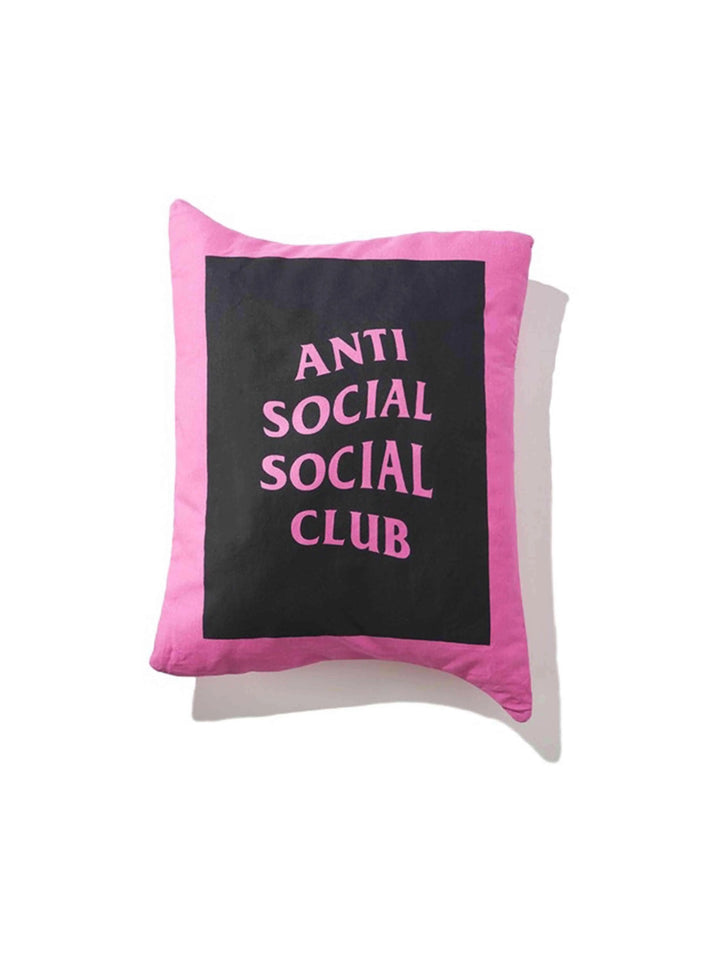 Anti Social Social Club Regrets Pillow Pink Anti Social Social Club