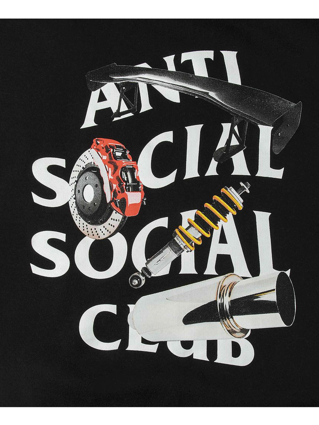 Anti Social Social Club Riceroni Hoodie Black Anti Social Social Club