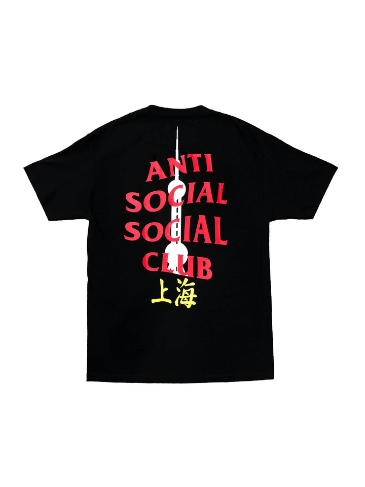 Anti Social Social Club Shanghai Tee Black Anti Social Social Club