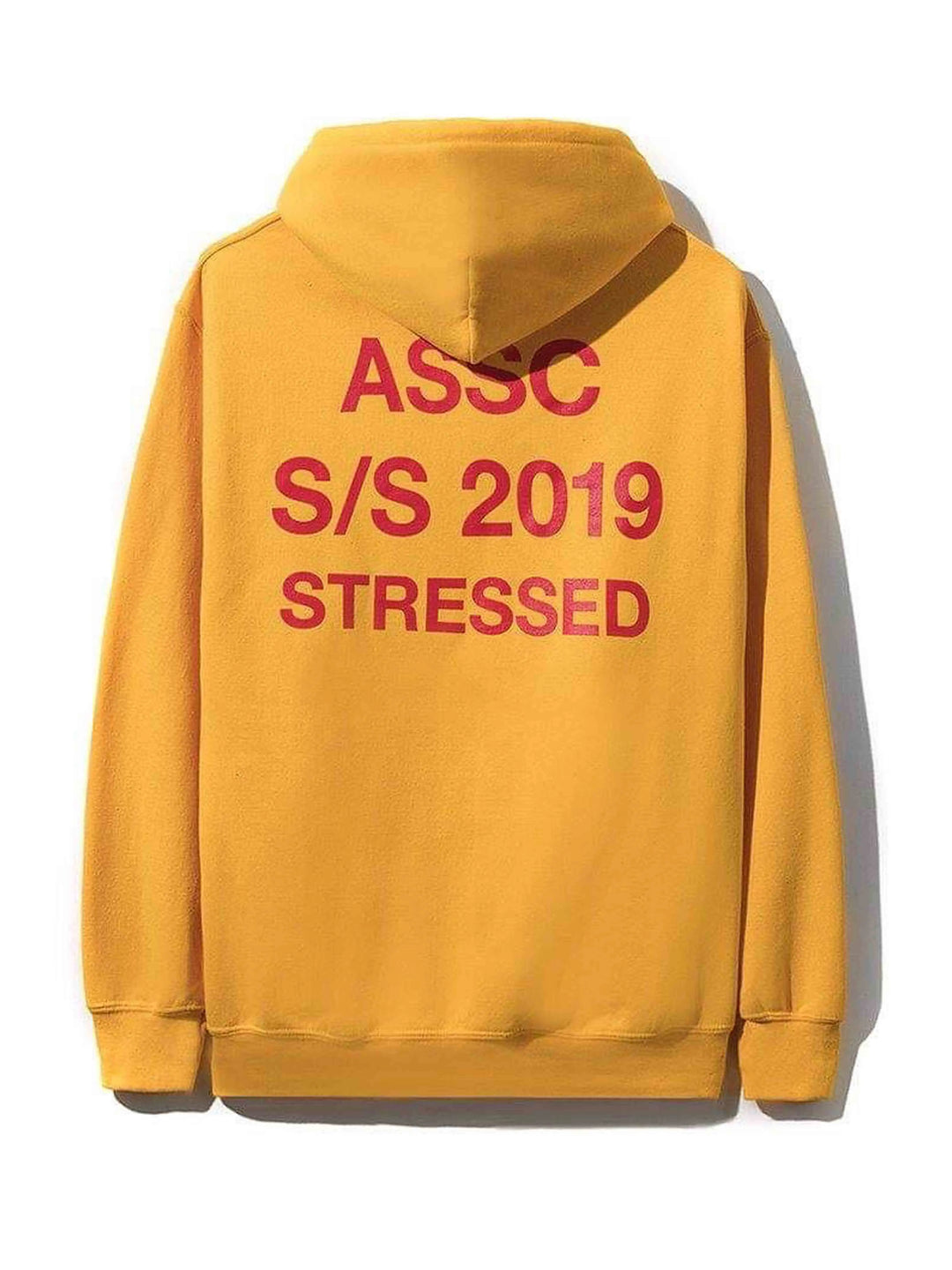 Anti Social Social Club Stressed Hoodie Yellow Prior