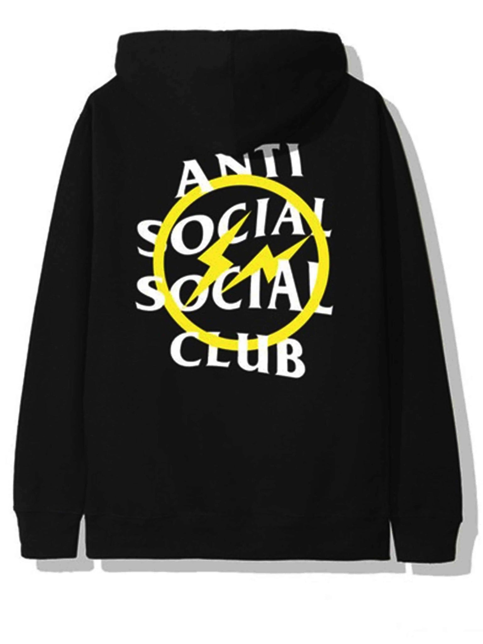 Anti Social Social Club X Fragment Yellow Bolt Hoodie Anti Social Social Club