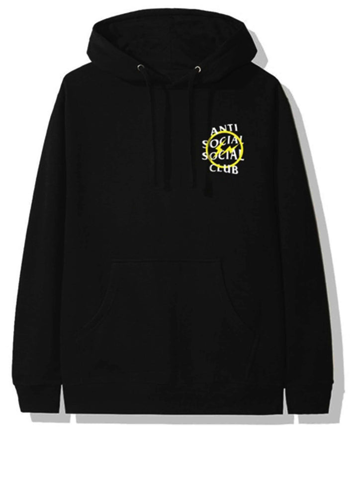 Anti Social Social Club X Fragment Yellow Bolt Hoodie Anti Social Social Club