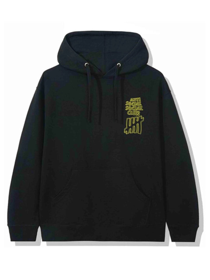 Anti Social Social Club X Undefeated Hoodie Black Anti Social Social Club