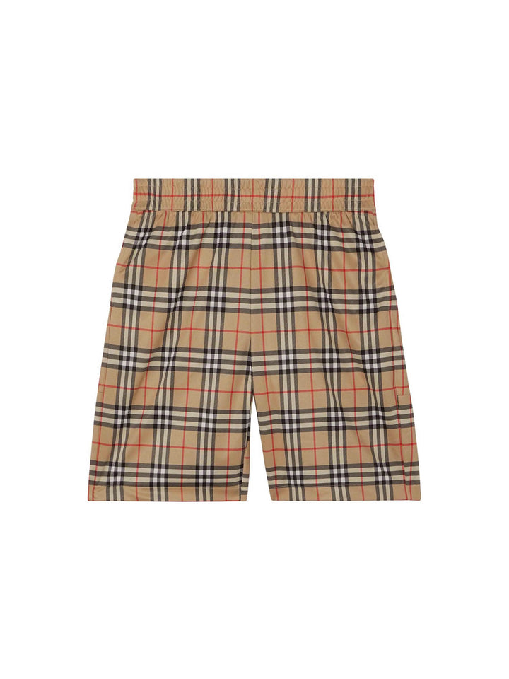 Burberry Check Print Shorts Prior