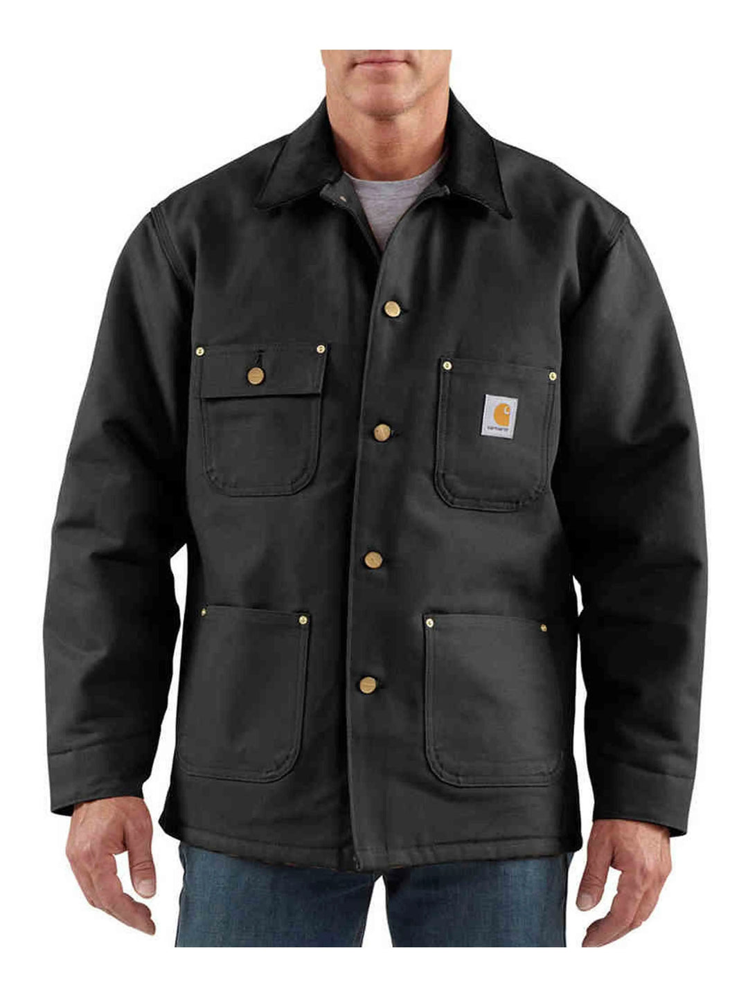 Carhartt Chore Coat Blanket Lined Black Prior