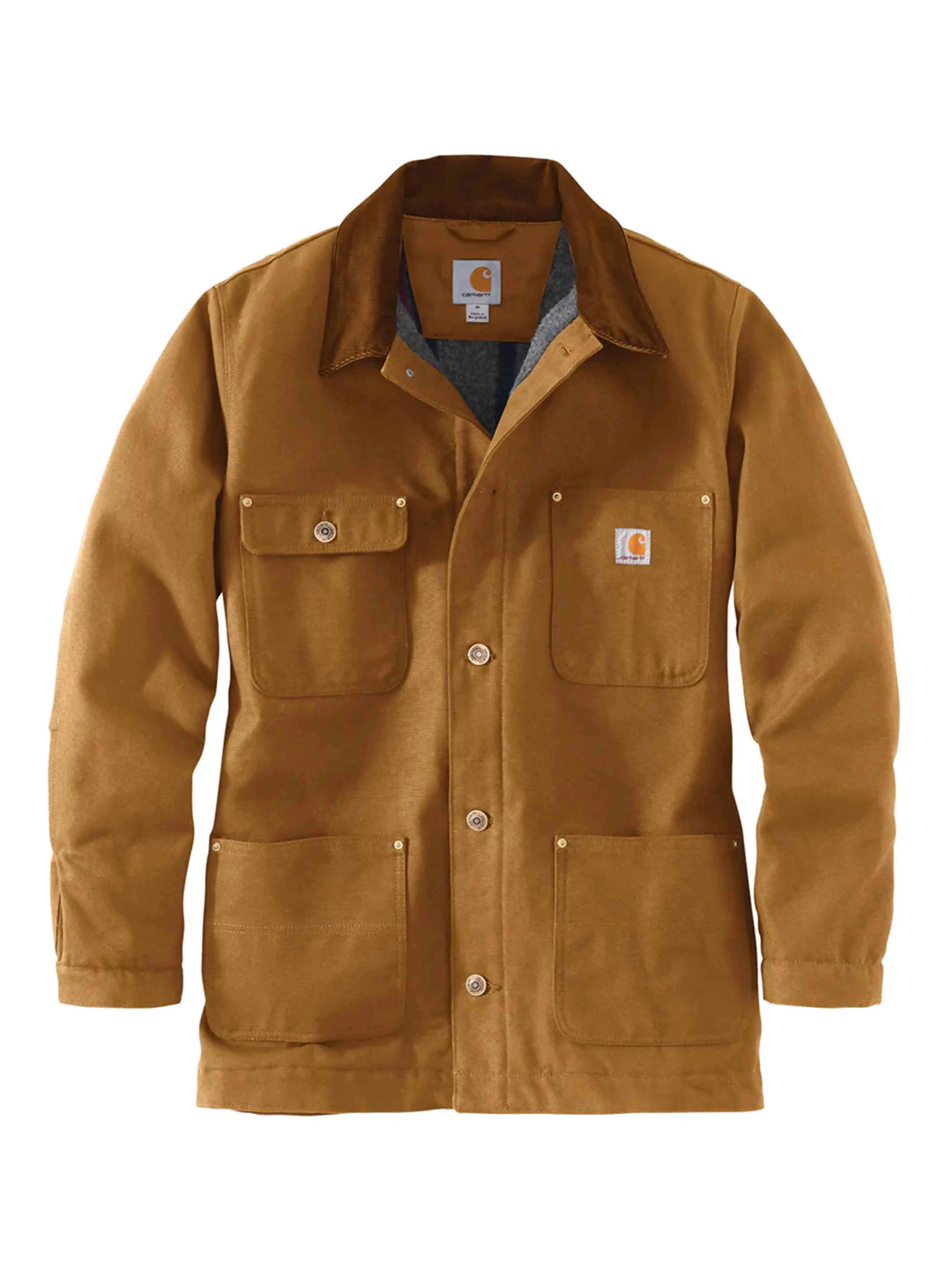 Carhartt Chore Coat Blanket Lined Brown Prior