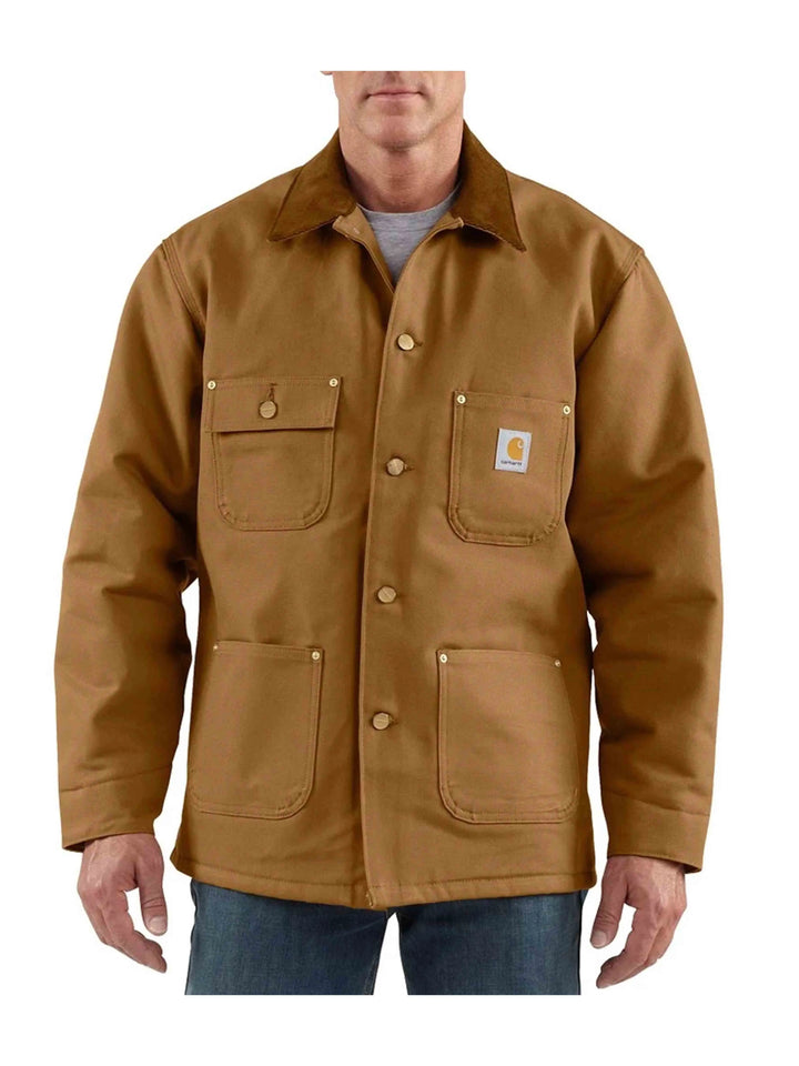 Carhartt Chore Coat Blanket Lined Brown Prior