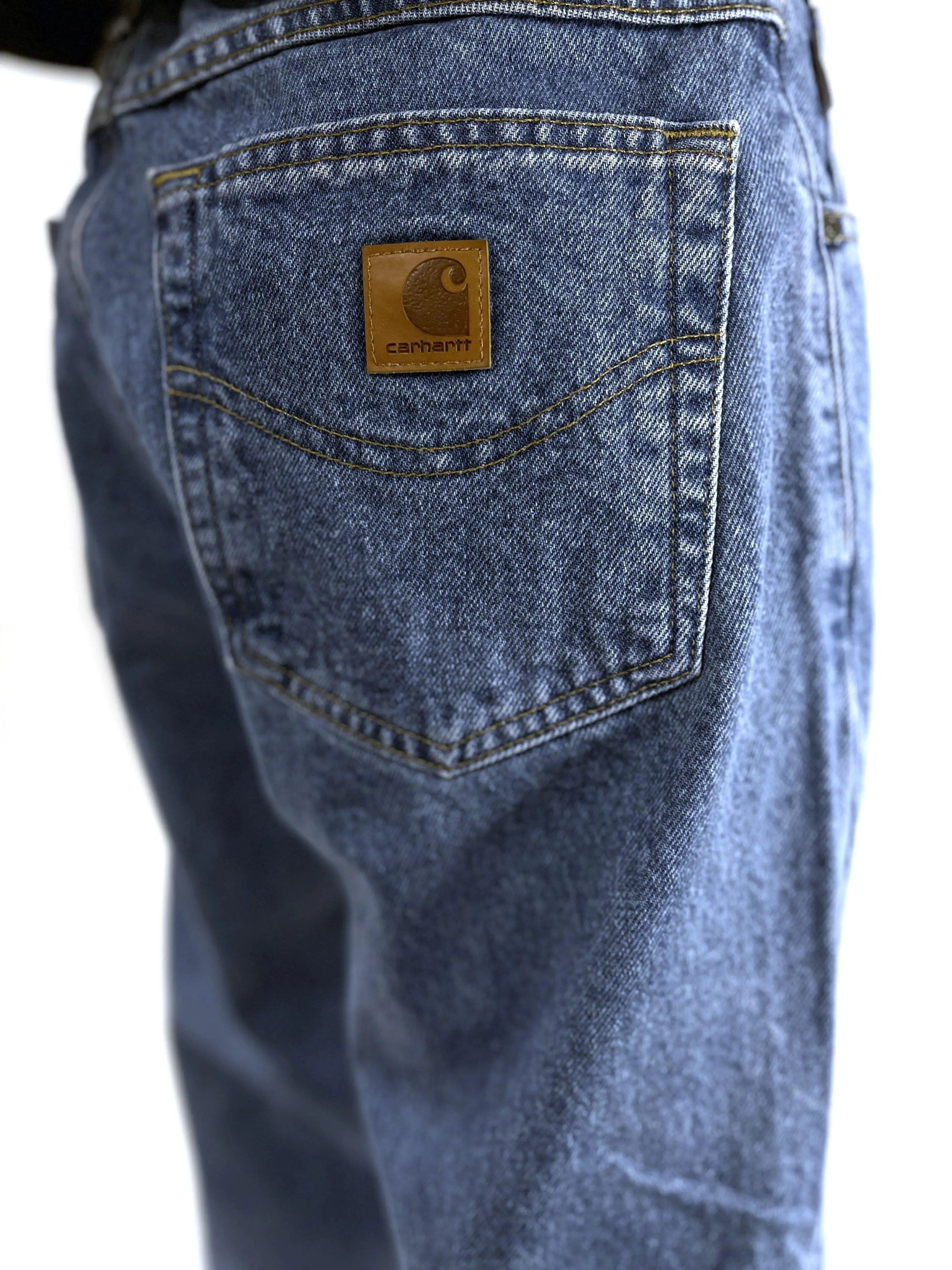 Carhartt Denim Relaxed Fit Jean Stonewash Prior