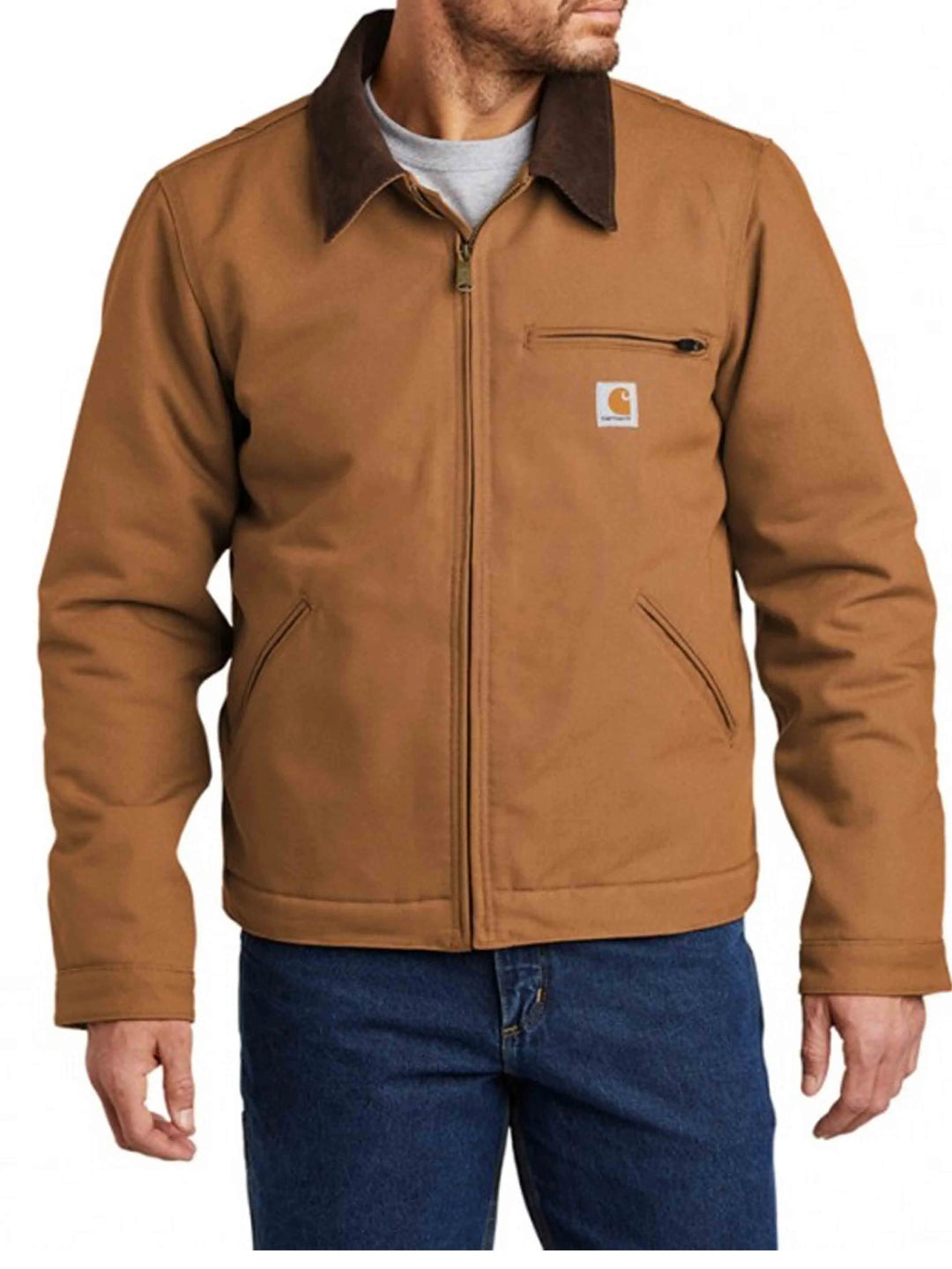 Carhartt Detroit Jacket Blanket Lined Brown Prior