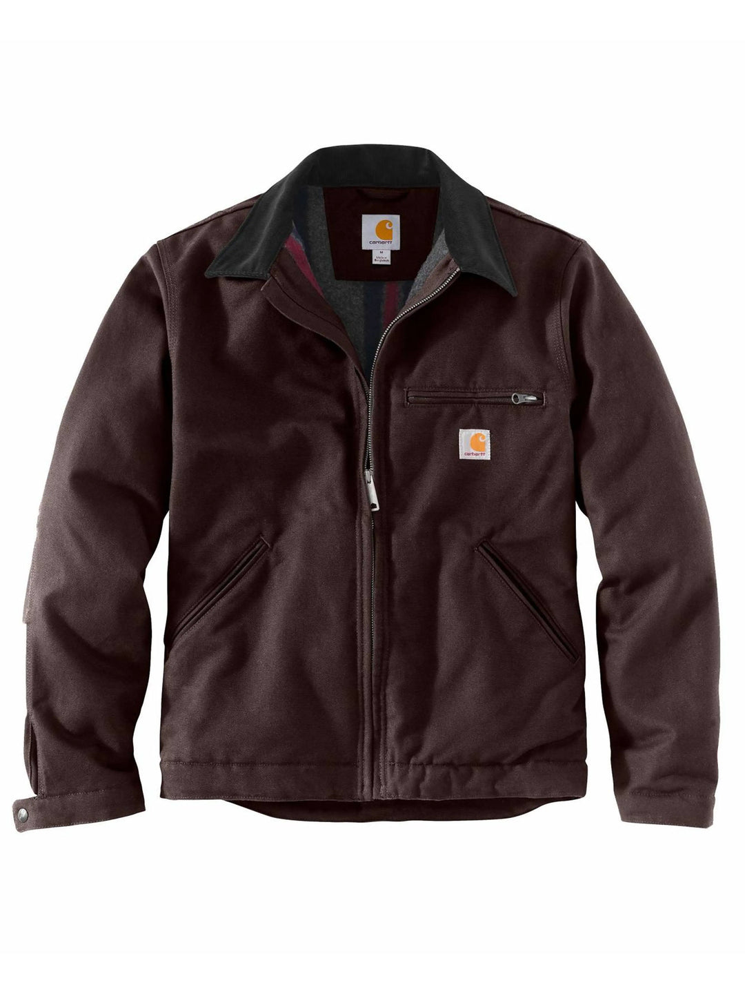 Carhartt Detroit Jacket Blanket Lined Dark Brown Prior