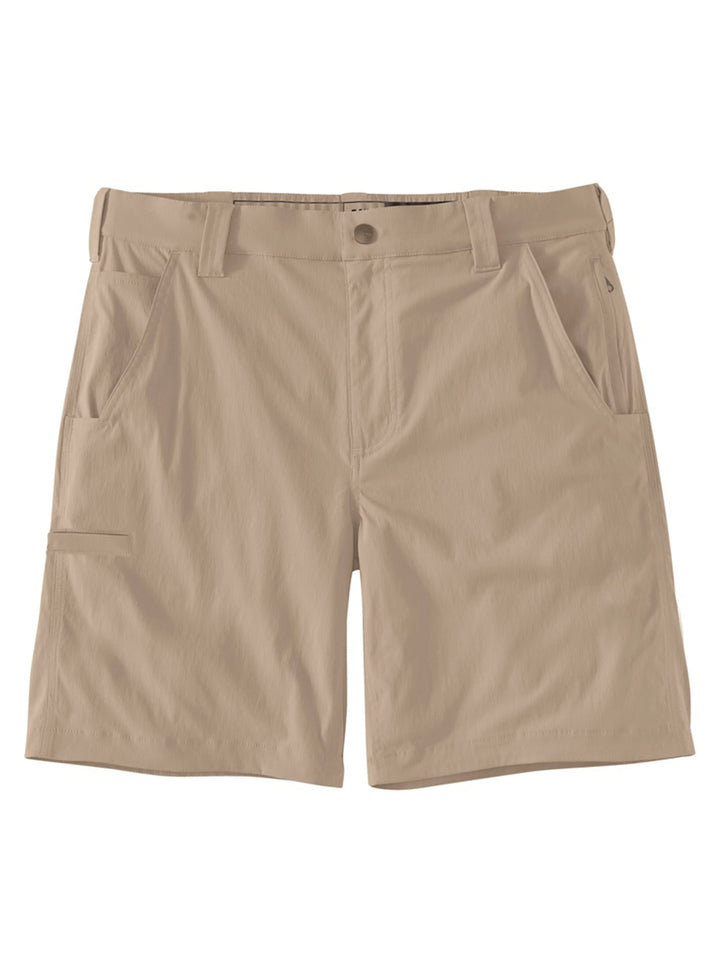 Carhartt Force Relaxed Fit Lightweight Ripstop Work Short 9 Inch Tan Prior