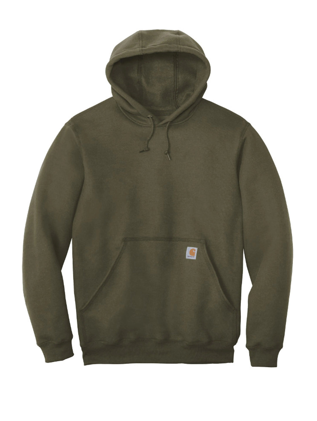 Carhartt Mid Weight Logo Hoodie Moss Prior