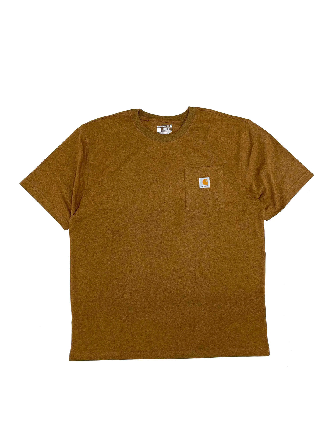 Carhartt Pocket Tee Walnut Heather Prior