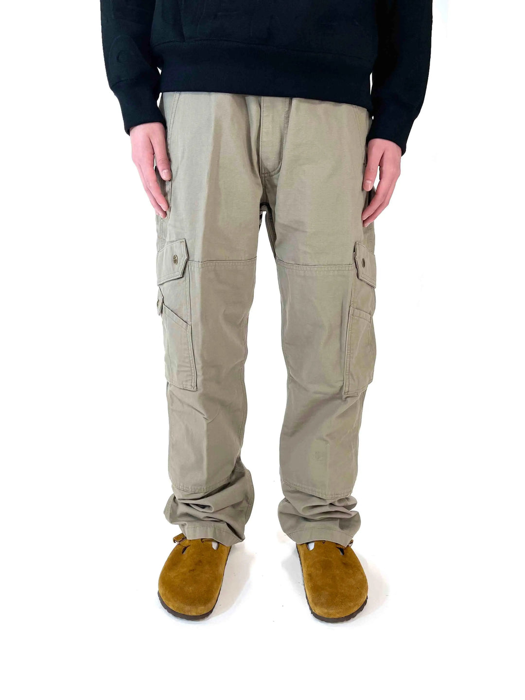 Carhartt Rugged Flex Relaxed Fit Ripstop Cargo Work Pant Greige Prior