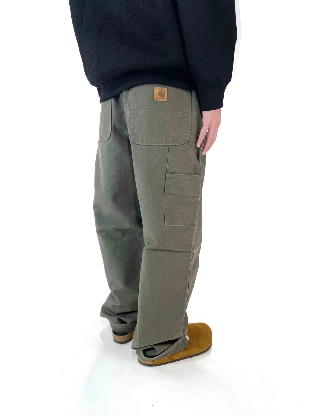 Carhartt Washed Loose Fit Pant Moss Prior