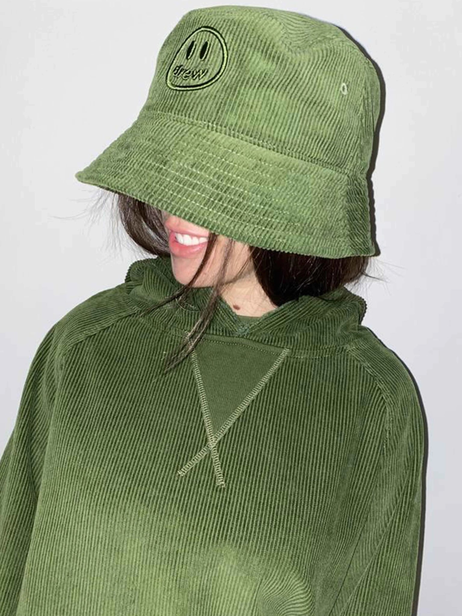 Drew House Mascot Corduroy Bucket Hat Olive Prior