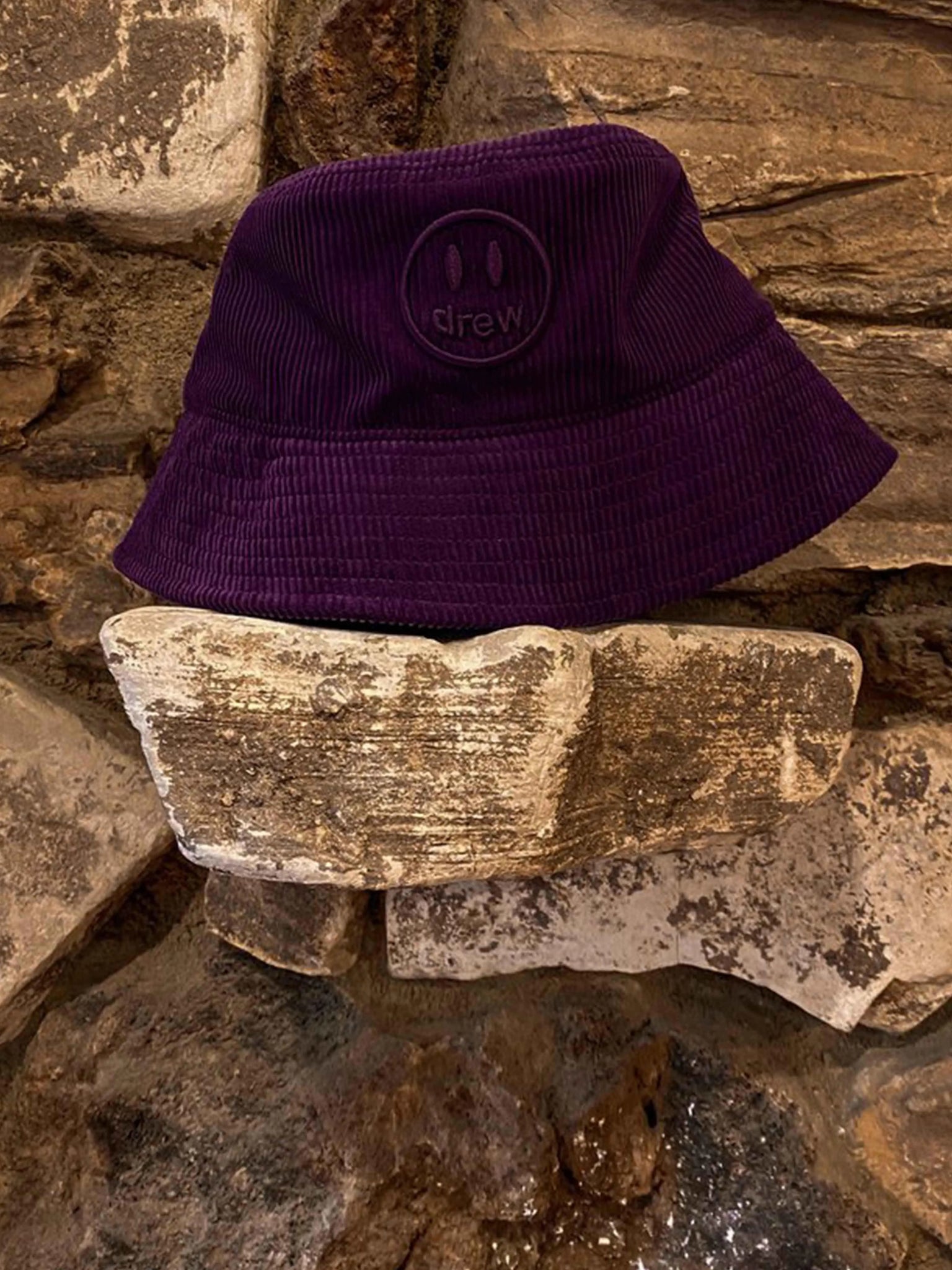 Drew House Mascot Corduroy Bucket Hat Purple Prior