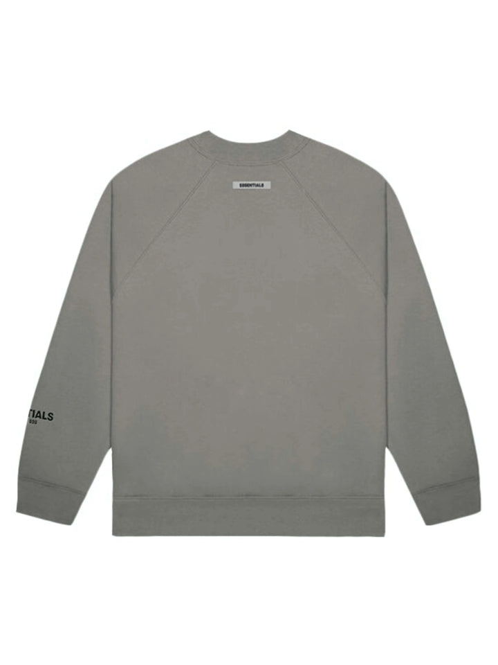 FOG ESSENTIALS 3D Silicon Applique Crewneck Charcoal [SS20] Fear Of God Essentials