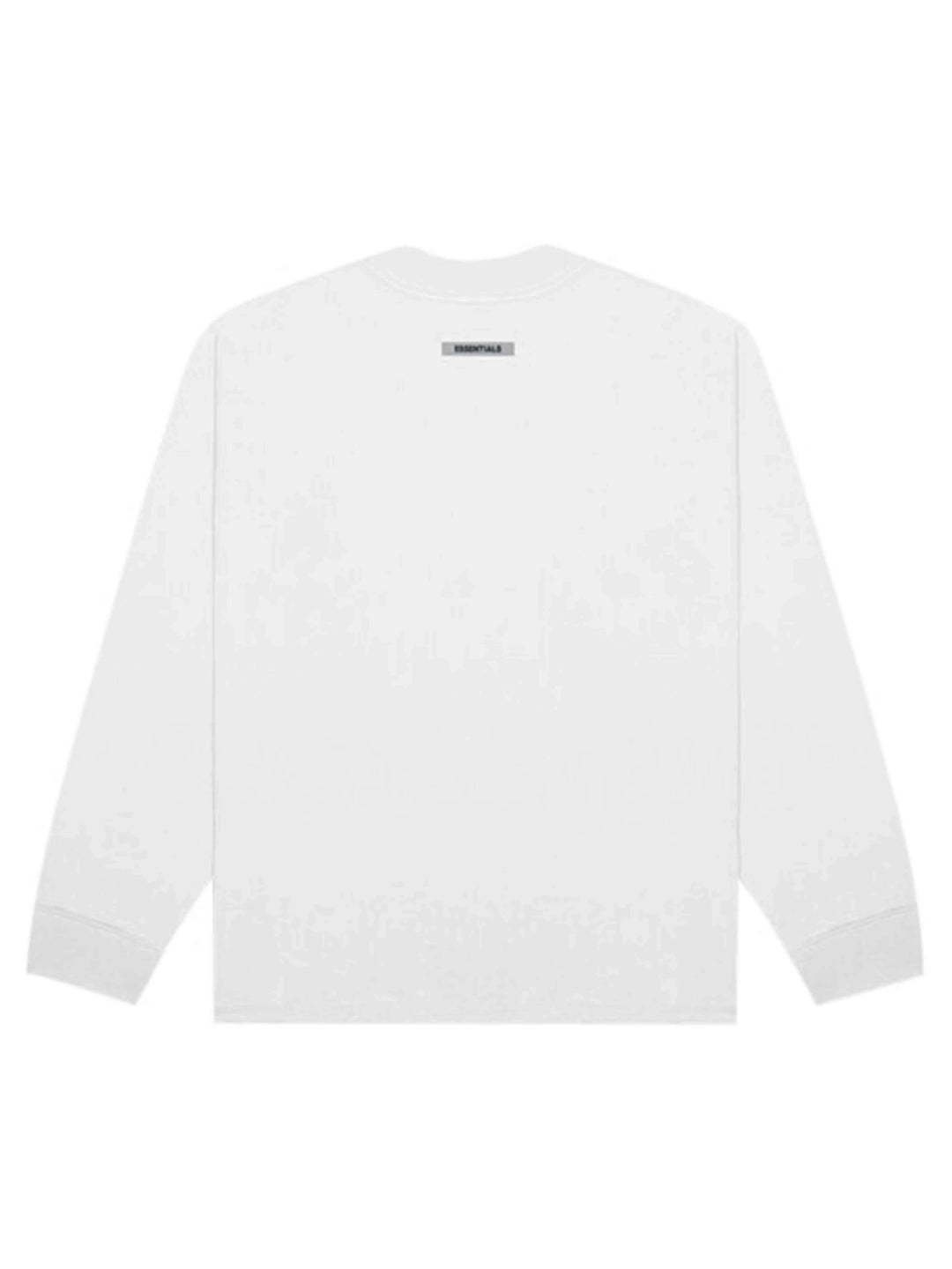 FOG ESSENTIALS 3D Silicon Applique Longsleeve White Fear Of God Essentials