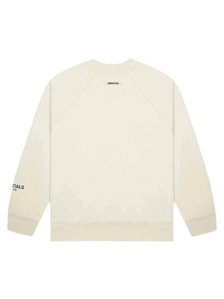 FOG ESSENTIALS APPLIQUE LOGO CREWNECK CREAM [SS20] Fear Of God Essentials