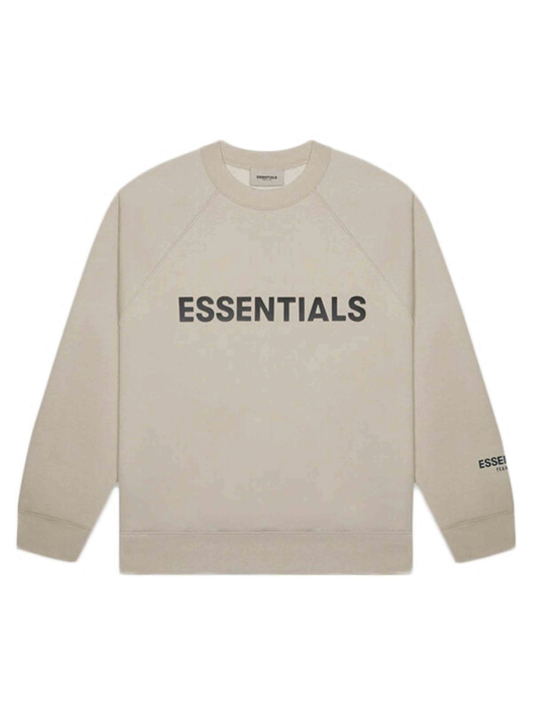 Fear Of God Essentials 3D Applique Logo Crewneck String/Tan [SS20] Fear Of God Essentials