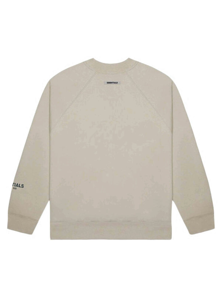 Fear Of God Essentials 3D Applique Logo Crewneck String/Tan [SS20] Fear Of God Essentials