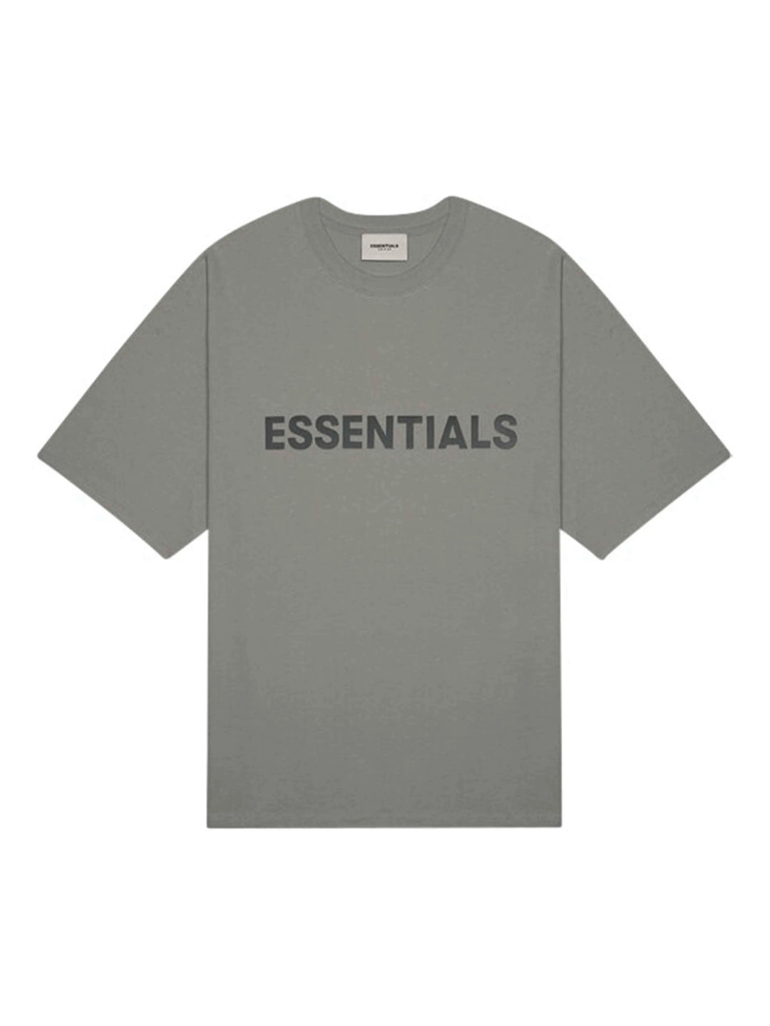 Fear Of God Essentials 3D Silicon Applique Boxy T-Shirt Charcoal Fear Of God Essentials