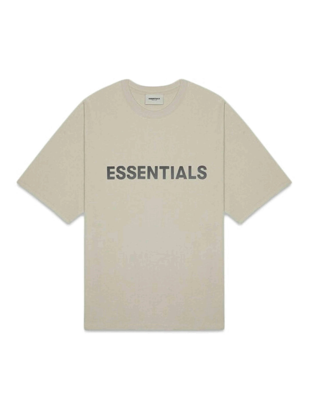 Fear Of God Essentials 3D Silicon Applique Boxy T-Shirt Moss Fear Of God Essentials