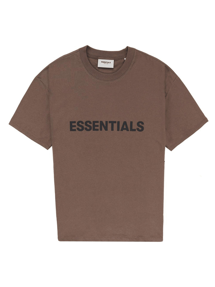 Fear Of God Essentials 3D Silicon Applique Boxy T-Shirt Rain Drum Fear Of God Essentials