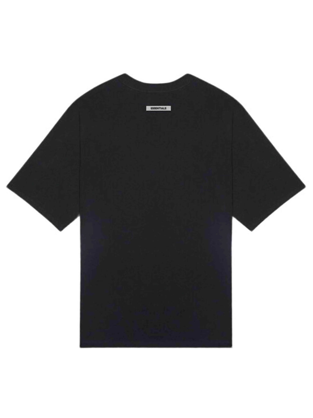 Fear Of God Essentials 3D Silicon Applique Boxy Tee Black Fear Of God Essentials