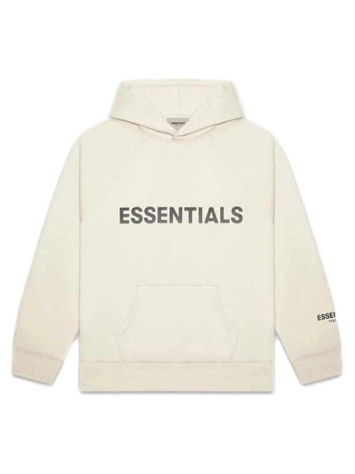 Fear Of God Essentials Applique Logo Hoodie Buttercream [SS20] Prior