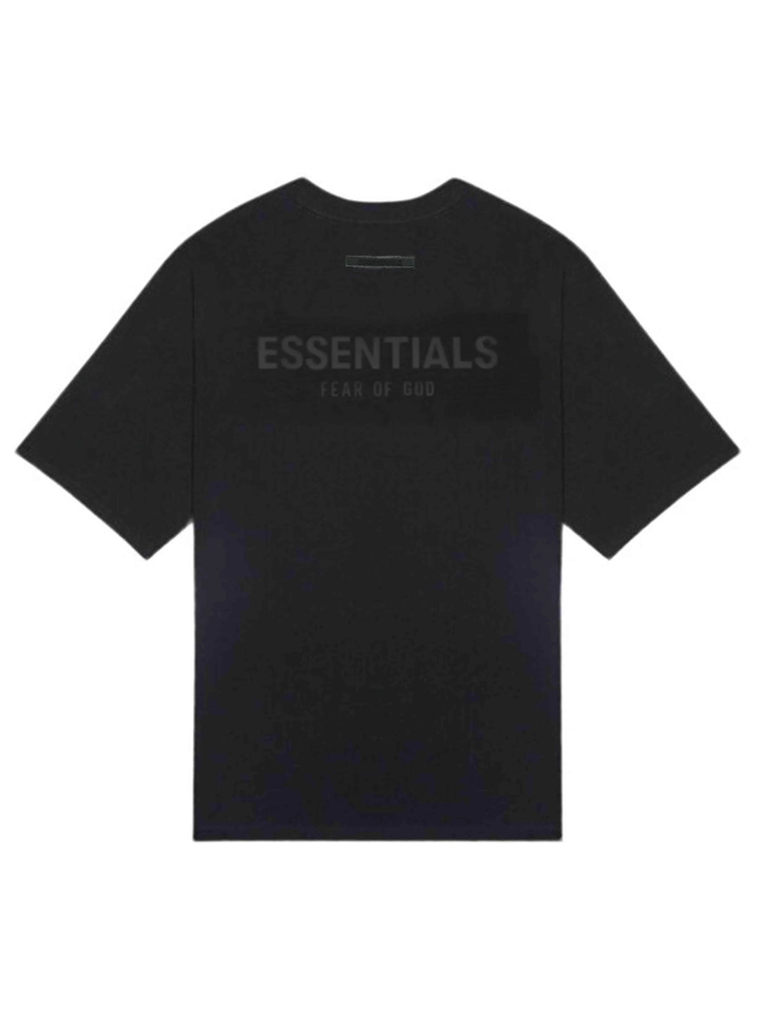 Fear Of God Essentials Back Logo Boxy Tee Black [SS21] Prior