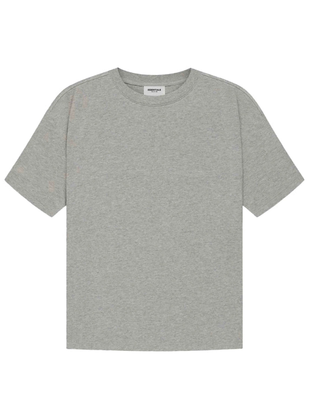 Fear Of God Essentials Back Logo Boxy Tee Dark Heather Oatmeal (SS21) Prior