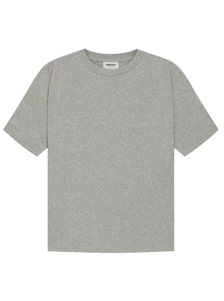 Fear Of God Essentials Back Logo Boxy Tee Dark Heather Oatmeal (SS21) Prior