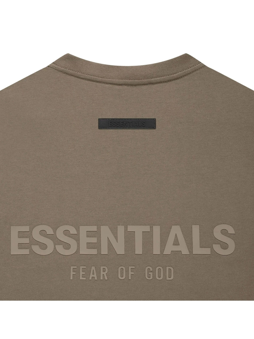 Fear Of God Essentials Back Logo Boxy Tee Harvest [FW21] Fear Of God Essentials