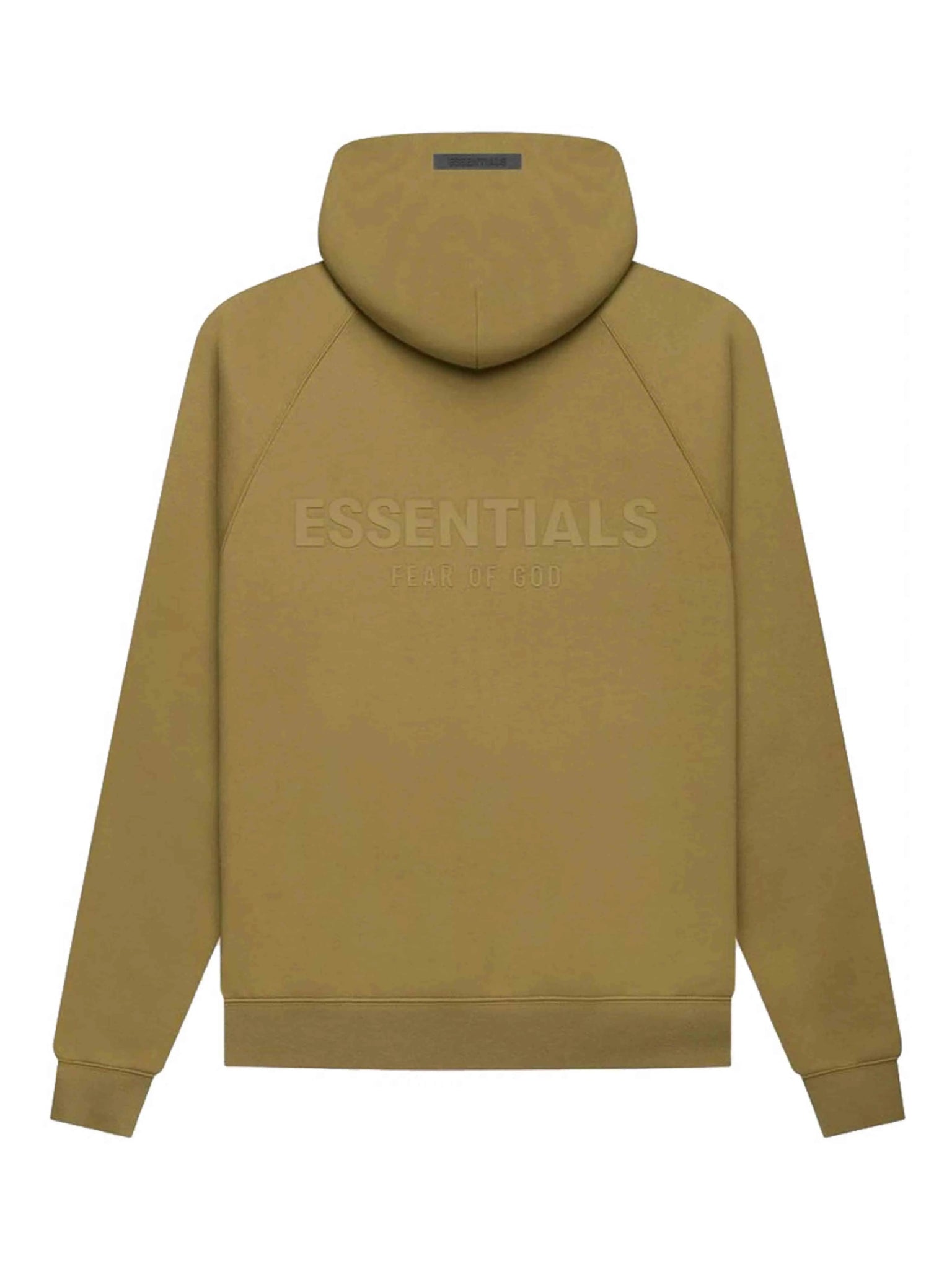 Fear Of God Essentials Back Logo Hoodie Amber [FW21] Prior