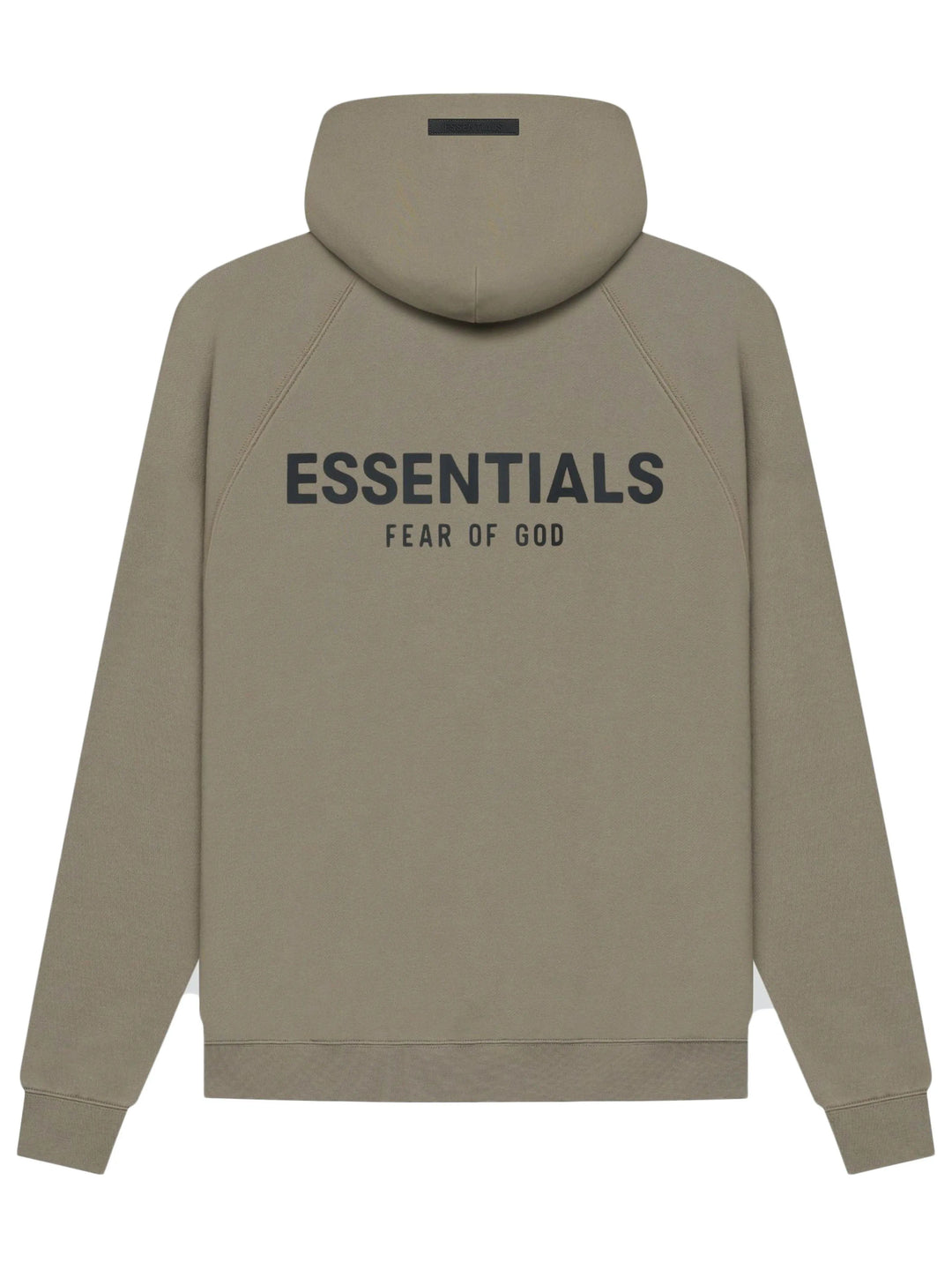 Fear Of God Essentials Back Logo Hoodie Taupe [SS21] Prior