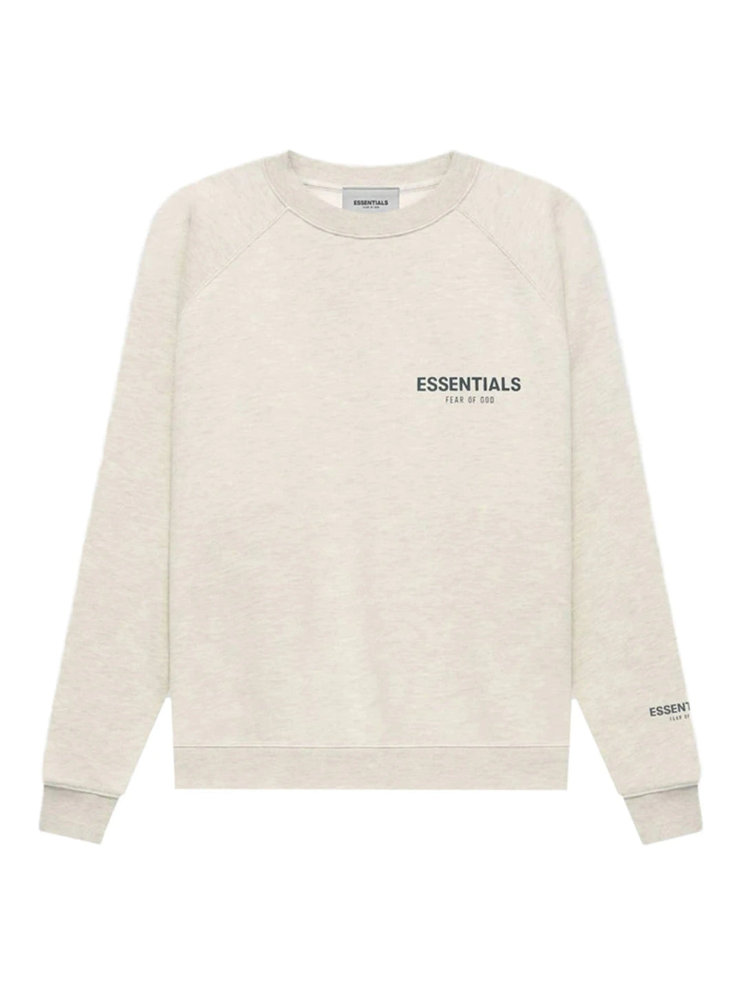 Fear Of God Essentials Core Collection Crewneck Light Heather Oatmeal [FW21] Prior