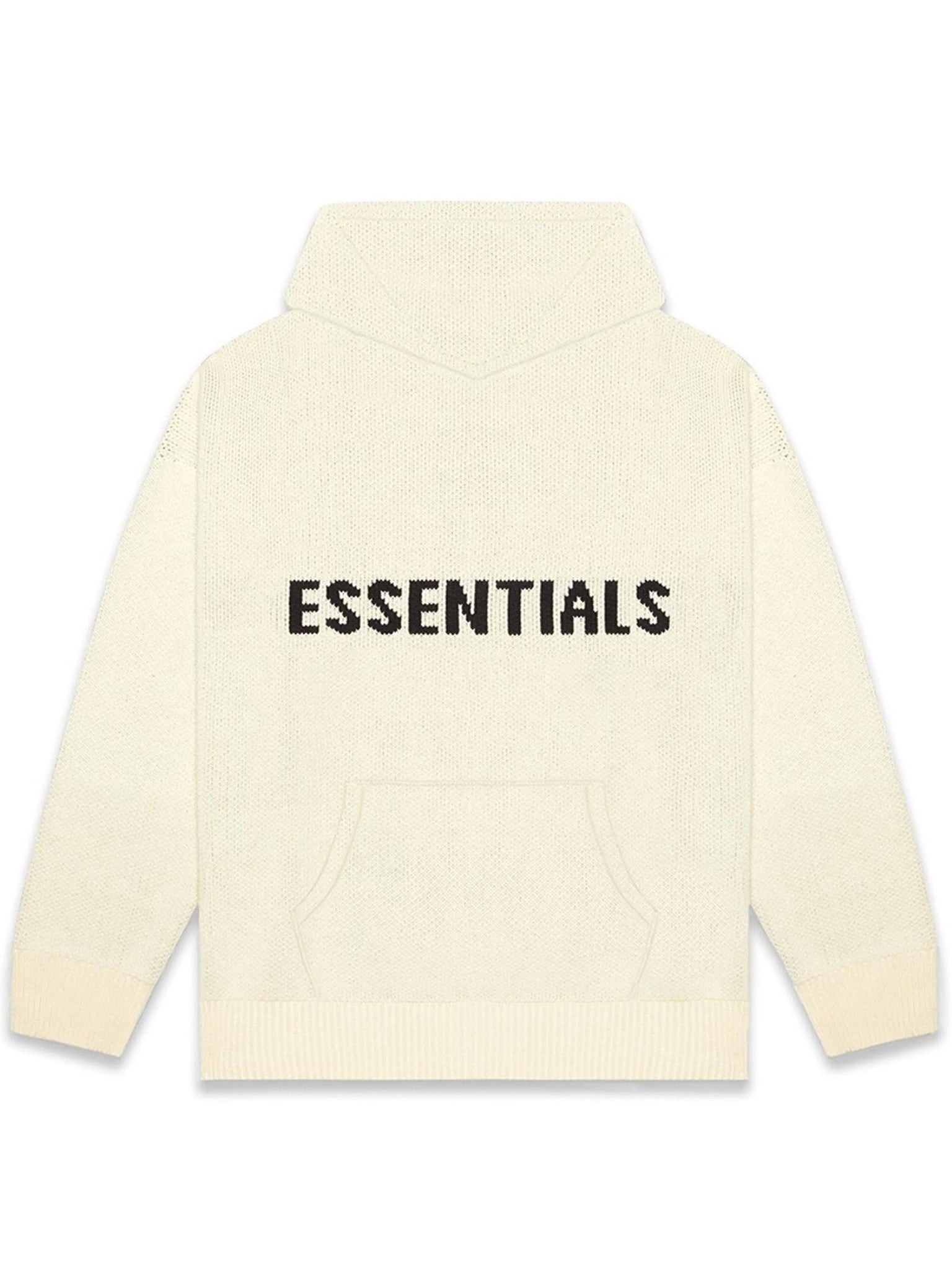 Fear Of God Essentials Knit Pull Over Hoodie Cream [FW20] Prior