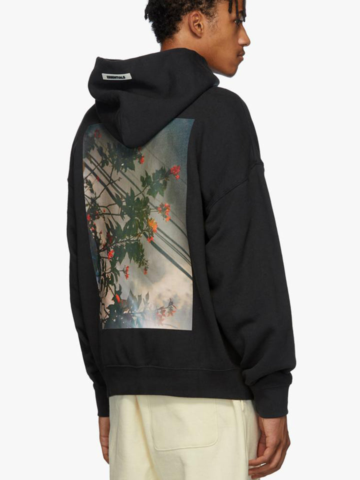 Fear Of God Essentials Photo Hoodie Black [FW19] Prior