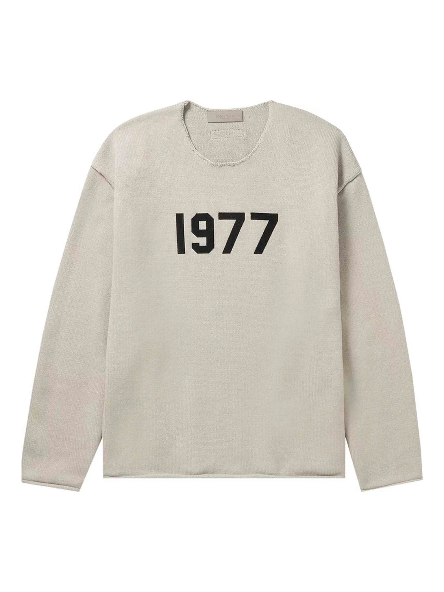 Fear of God Essentials 1977 Raw Edge Sweater Wheat [SS22] Prior