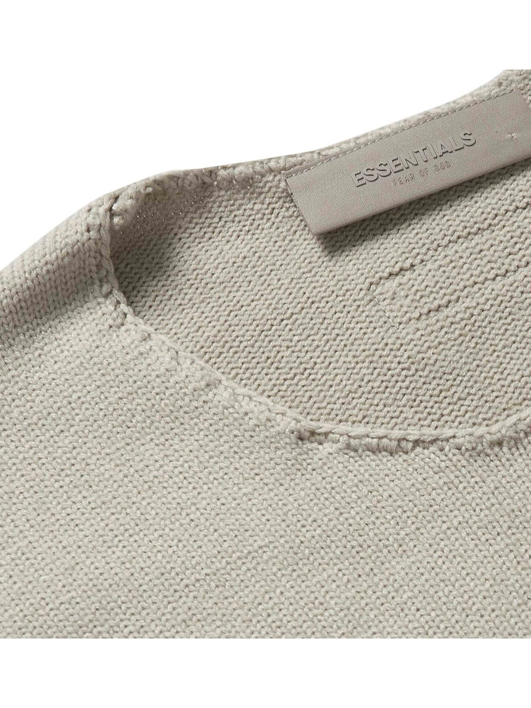 Fear of God Essentials 1977 Raw Edge Sweater Wheat [SS22] Prior