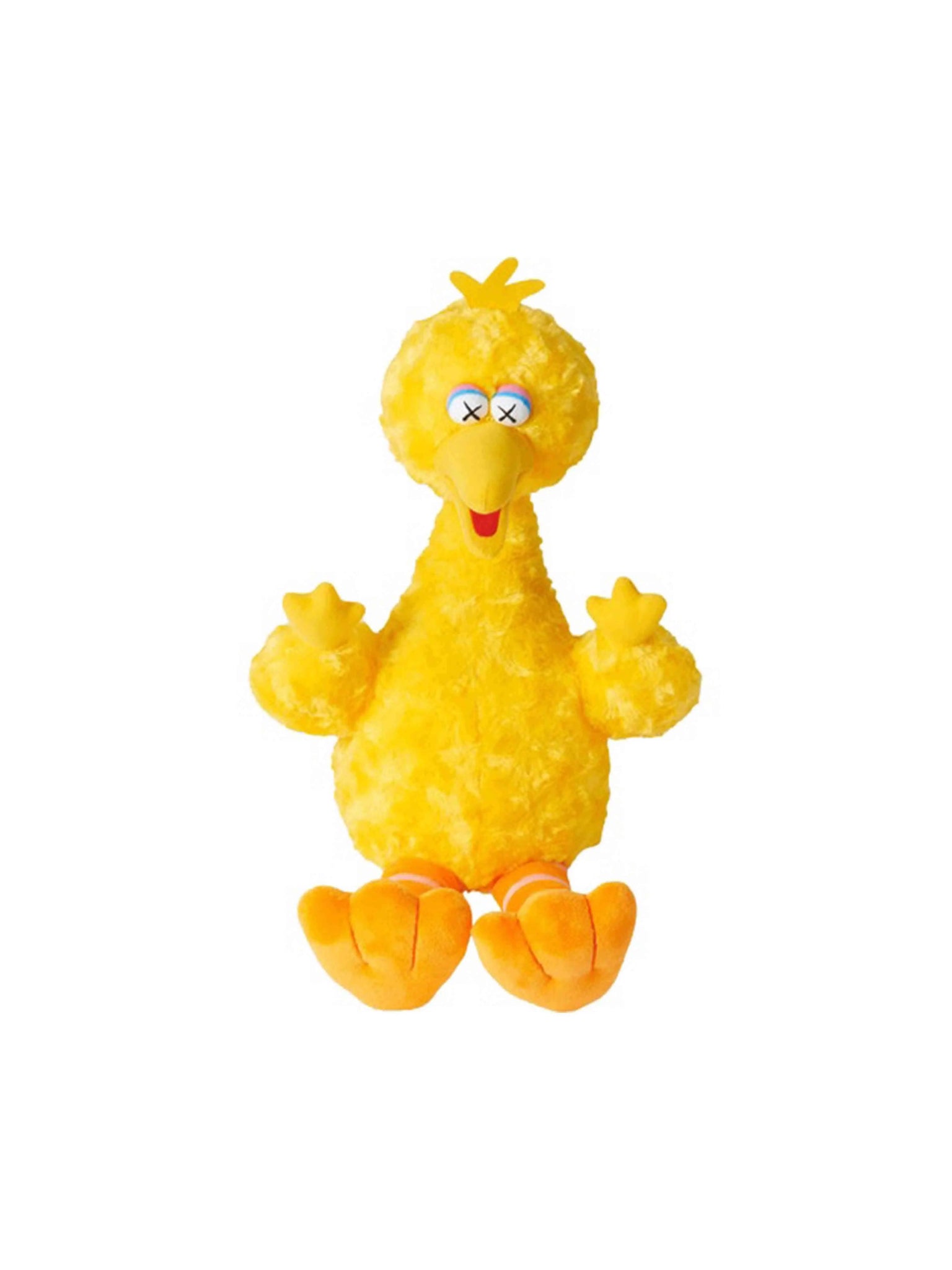 KAWS Sesame St Uniqlo Bird Plush Toy Yellow Uniqlo