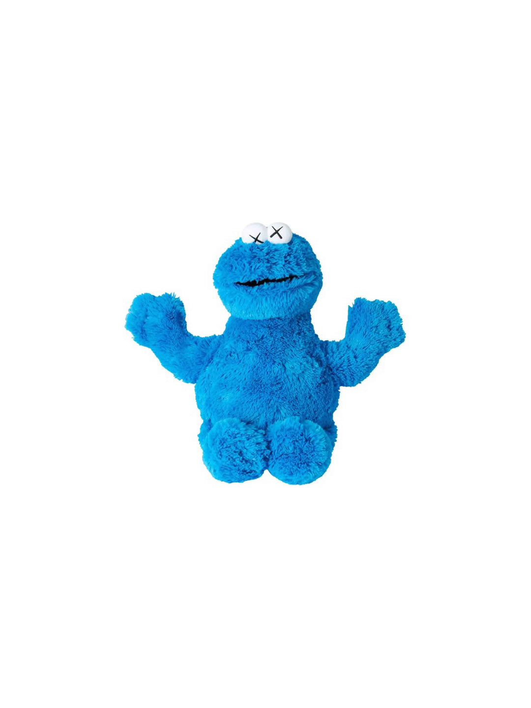 KAWS Sesame Street Uniqlo Cookie Monster Plush Blue Prior