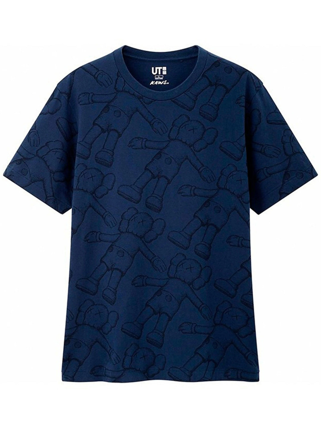 KAWS x Uniqlo All Over Holiday Print Tee (US Sizing) Blue Prior