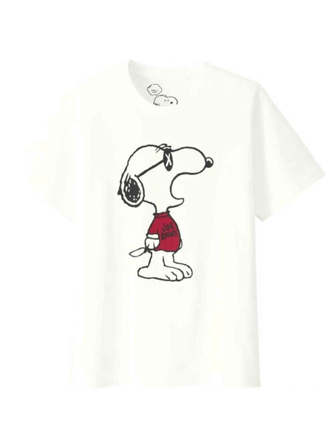 KAWS x Uniqlo x Peanuts Joe Kaws Yawn Tee White (Japanese Sizing) Prior