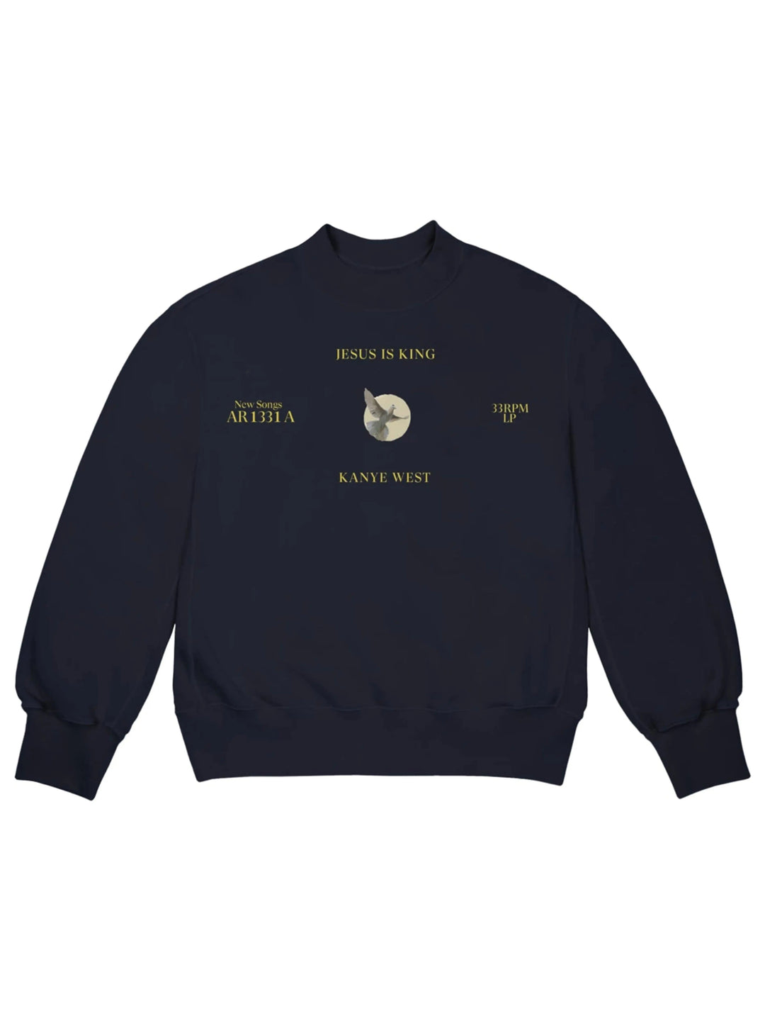 Kanye West Jesus Is King Dove II Crewneck Navy [FW19] Prior