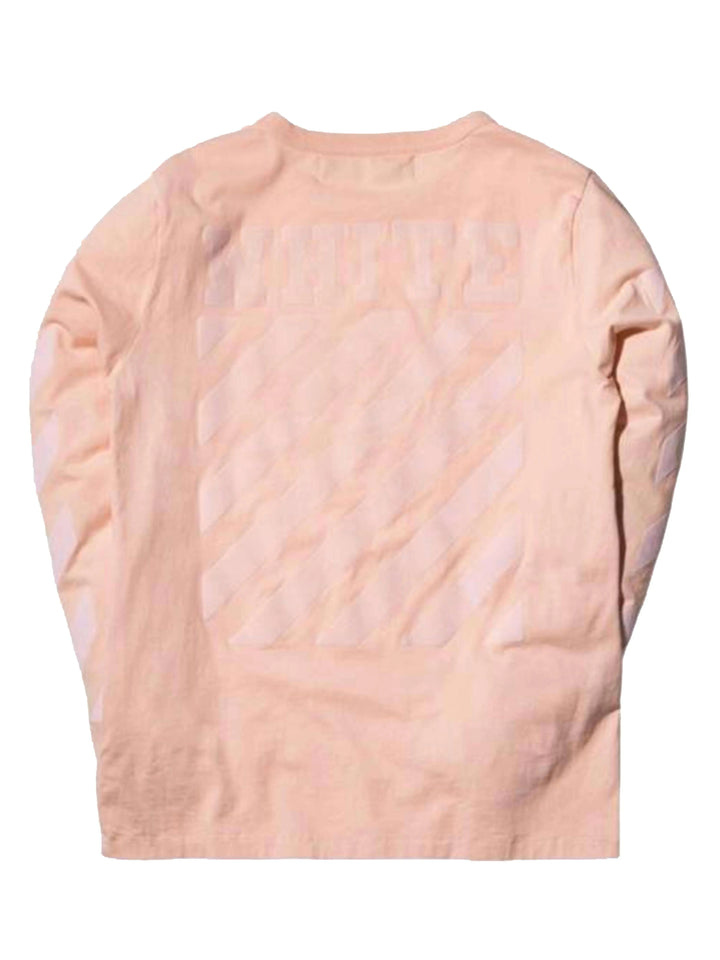 Kith Off-White Flocked L/S Soft Pink XL Off-White