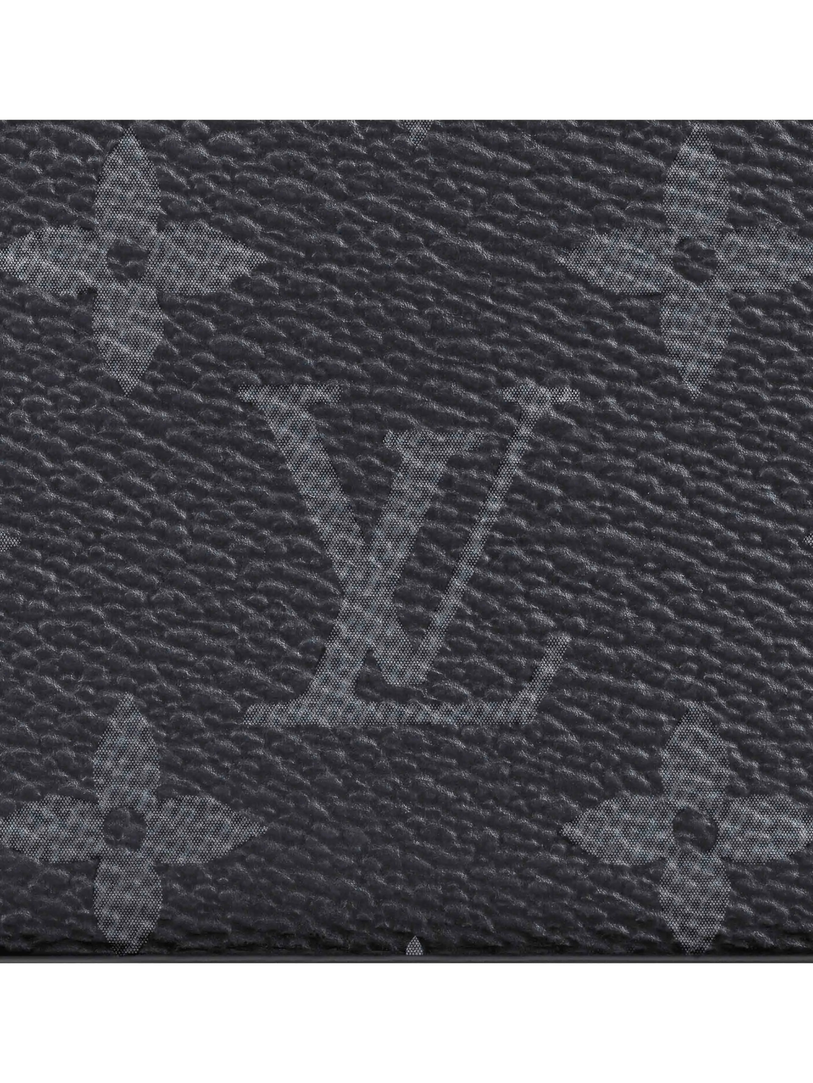 Louis Vuitton Soft Trunk Monogram Eclipse Black in Coated Canvas/Leather  with Matte Black