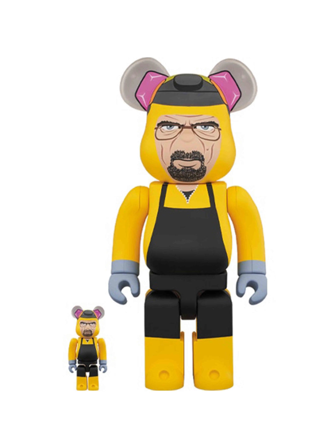 Medicom Toy Be@arbrick Breaking Bad Walter White (Chemical Protective Clothing Ver.) 100% & 400% Set Medicom Toy